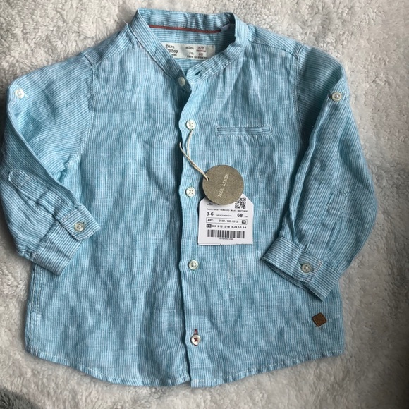 baby boy linen shirt